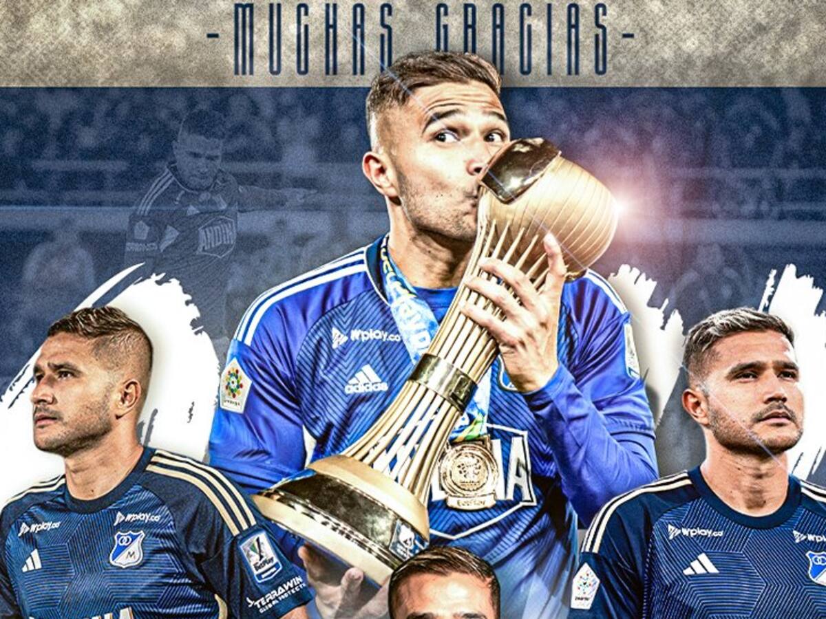 Millonarios despide como una leyenda a Larry Vásquez: “Gracias por todas las alegrías”