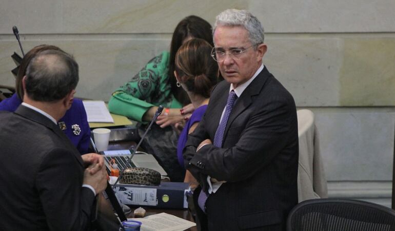 Álvaro Uribe Vélez, senador del Centro Democrático