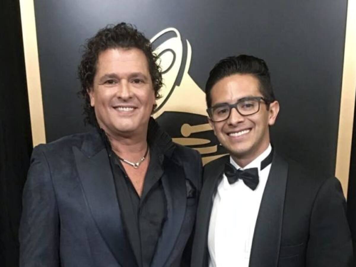 Un quindiano triunfó en los Grammy latino, al lado de Carlos Vives
