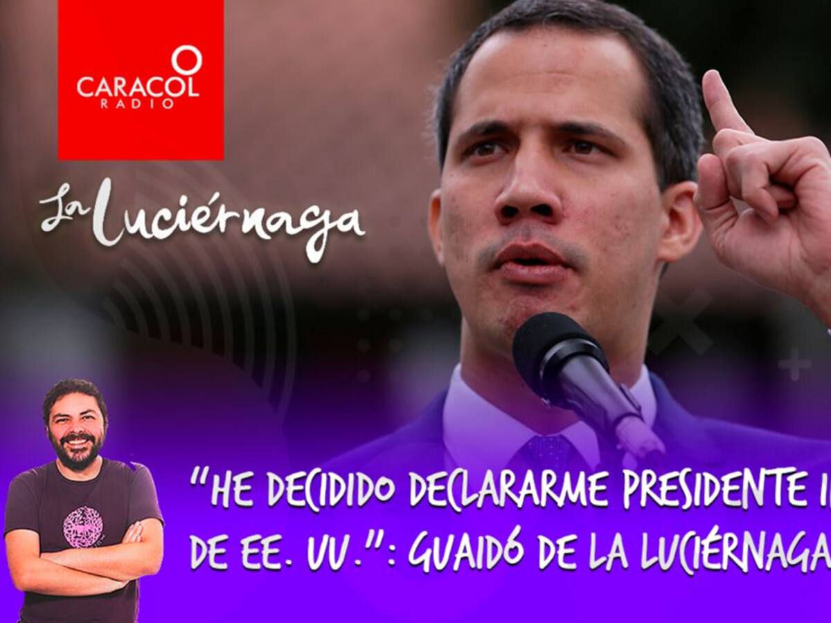 “He decidido declararme presidente interino de EE. UU.”: 'Guaidó'