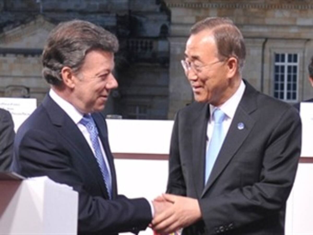 Colombia apoyará reelección de Ban Ki-moon en la ONU y pide que Unasur busque consenso