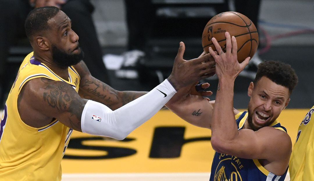 LeBron James y Stephen Curry