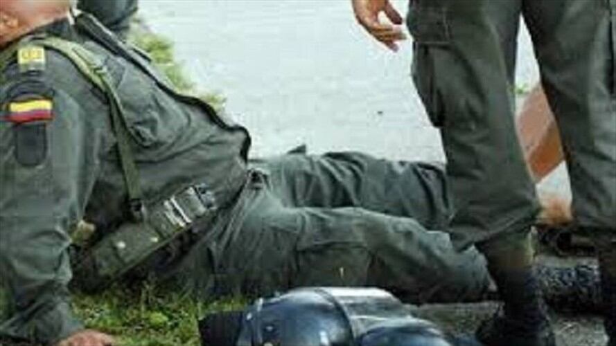 Un intendente resultó herido durante emboscada a la policía en Norte de Santander. Foto: Colprensa