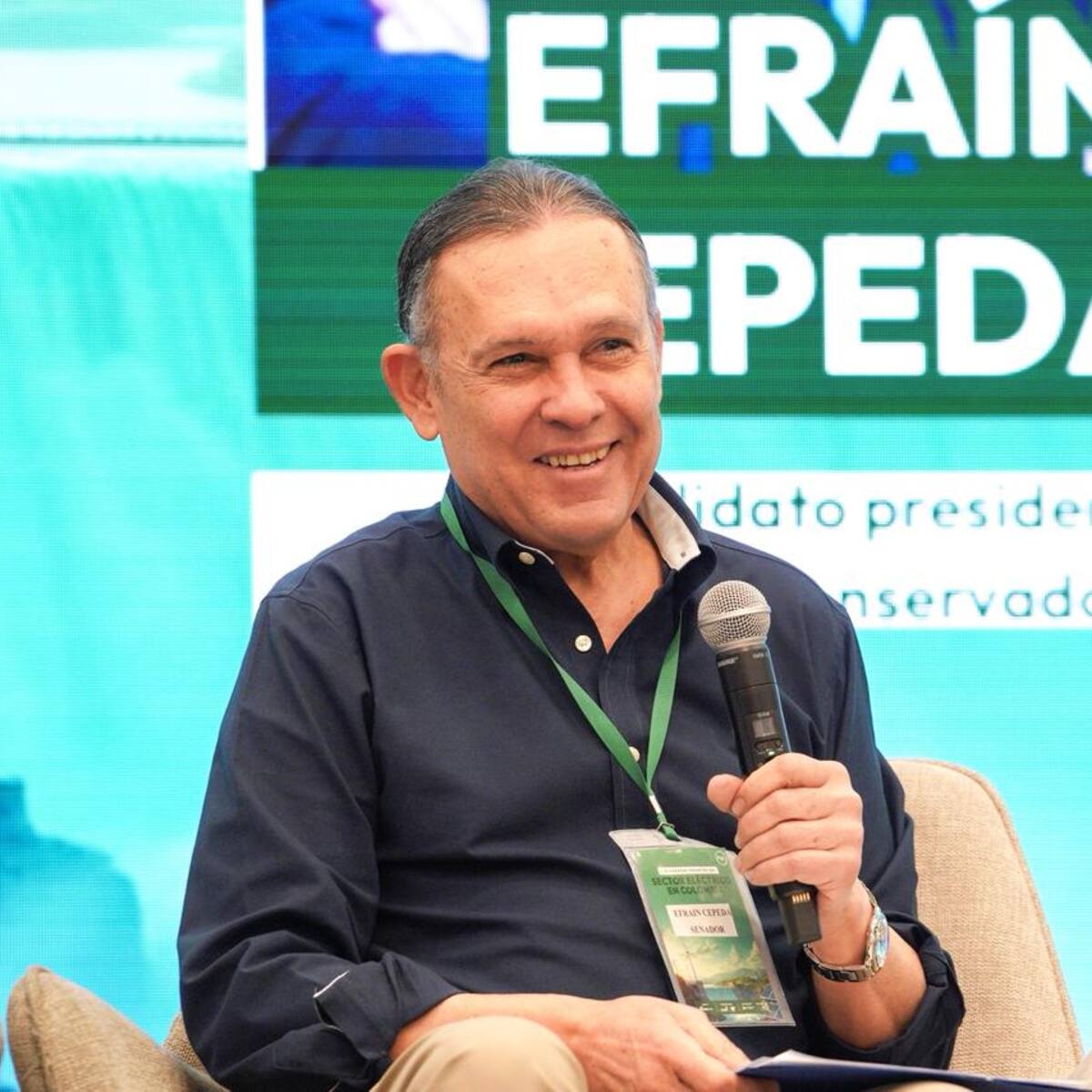 El reto que tiene el país es que este gobierno no se reelija: Efraín Cepeda, candidato presidencial