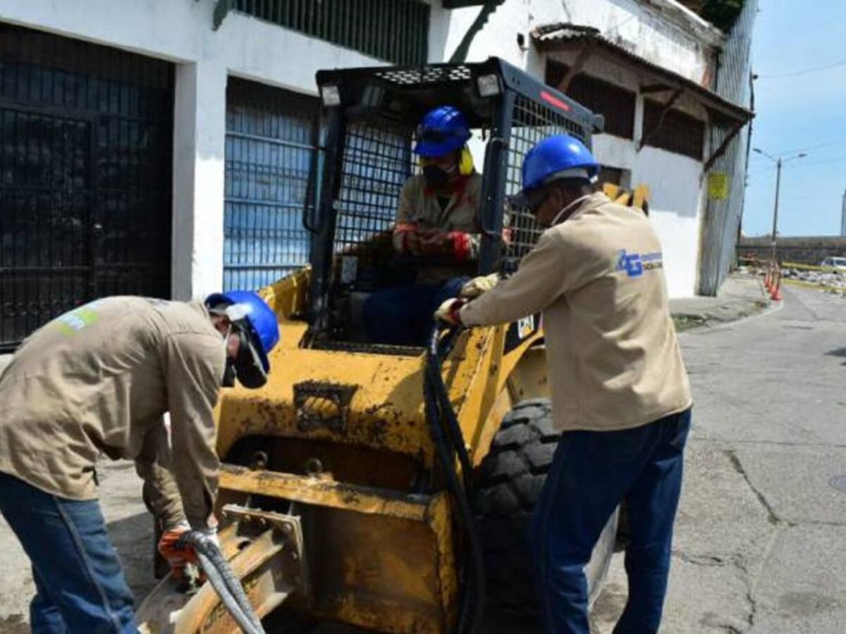 Durante 60 días, obras en alcantarillado del barrio Getsemaní de Cartagena