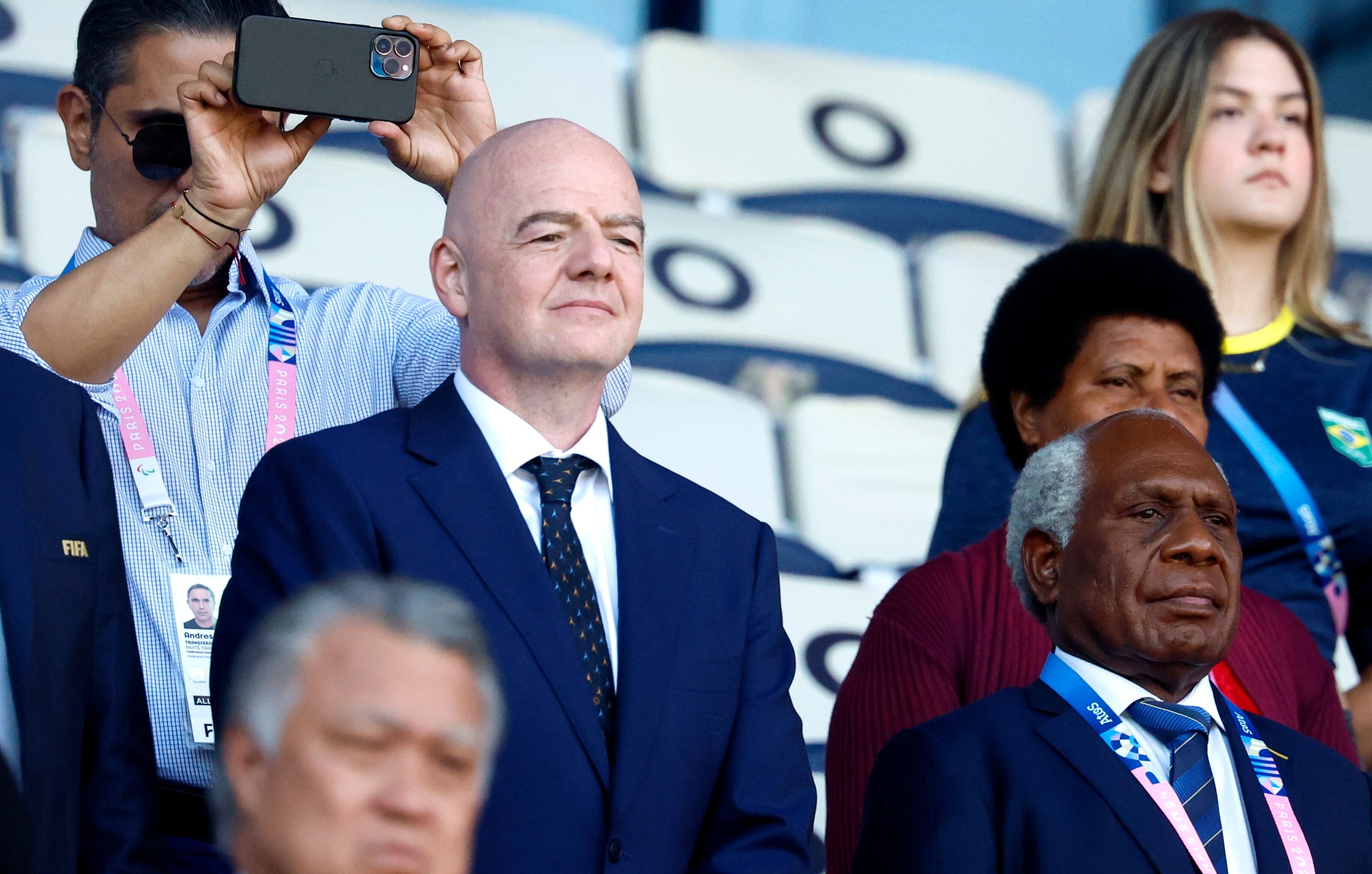 Gianni Infantino, presidente de la FIFA. EFE/EPA/MOHAMMED BADRA