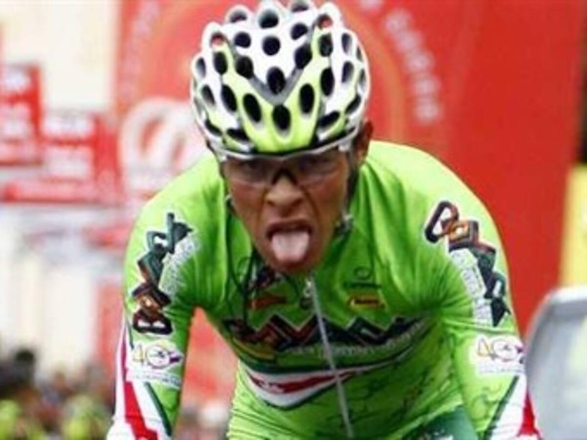 Freddy Montaña tercero en la 'Subida a Urkiola'