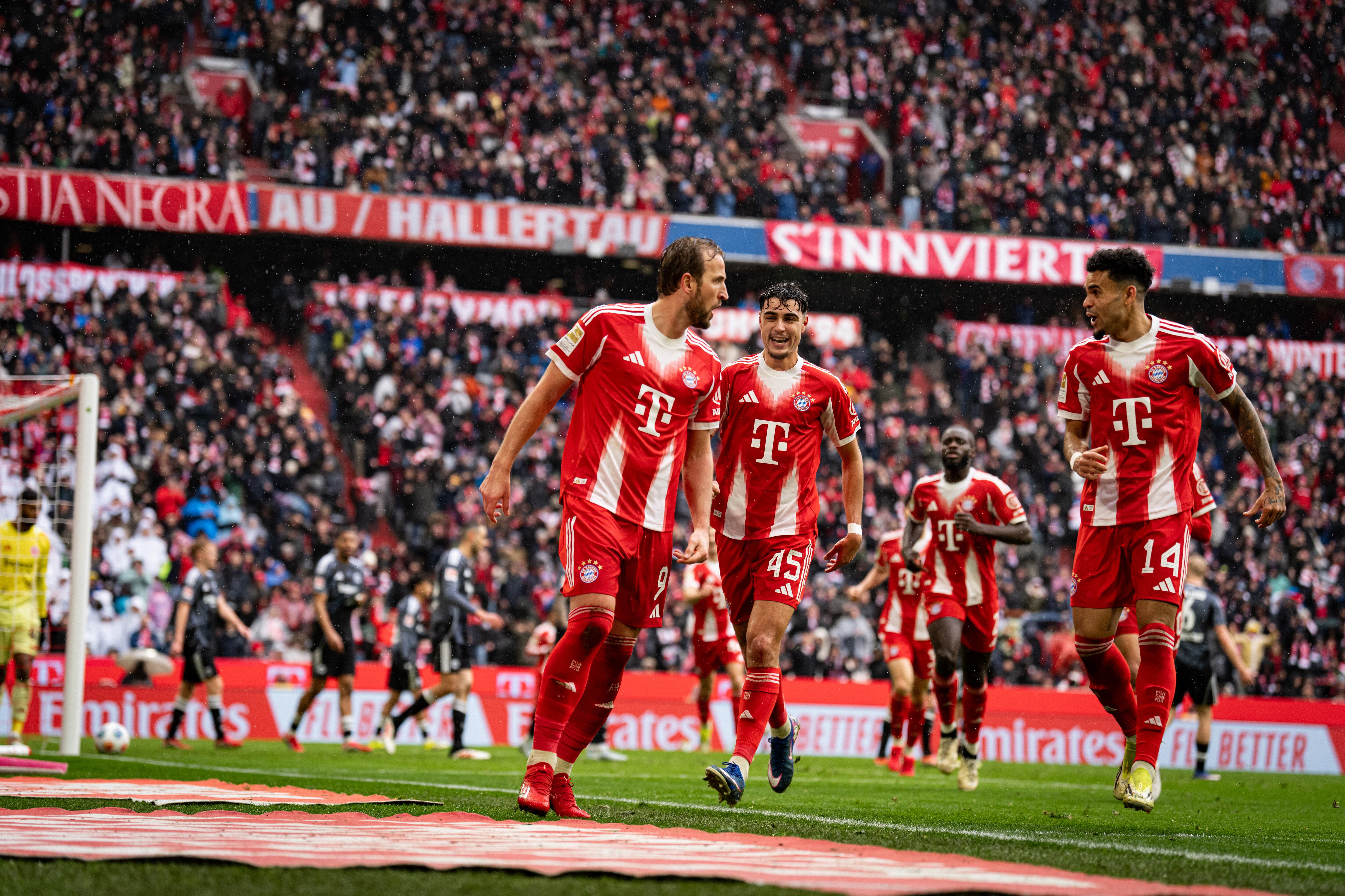 Tabla de posiciones Bundesliga, tras triunfo del Bayern Múnich de Luis Díaz ante Eintracht Frankfurt. (Photo by F. Noever/FC Bayern via Getty Images)