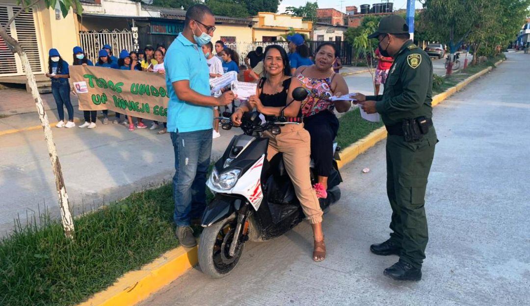 Se viene realizando una campaña para prevenir la inseguridad y a la vez promover la sana convivencia