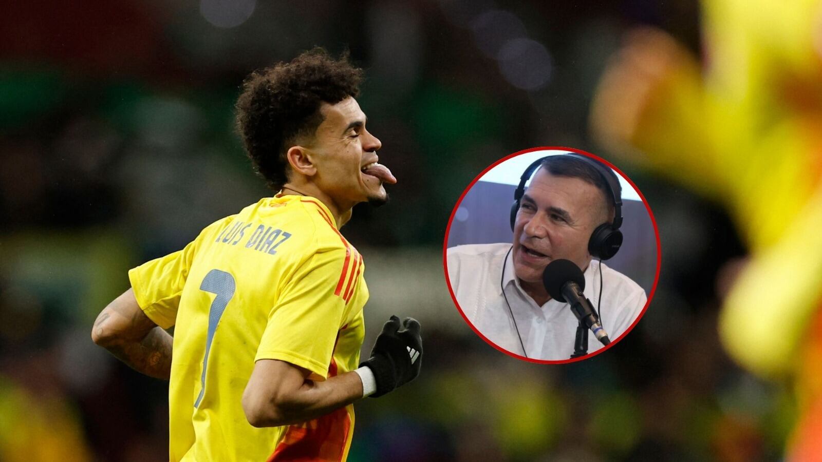 Crítica de Diego Rueda a Luis Díaz, tras el partido de Colombia y Rumania / Getty Images