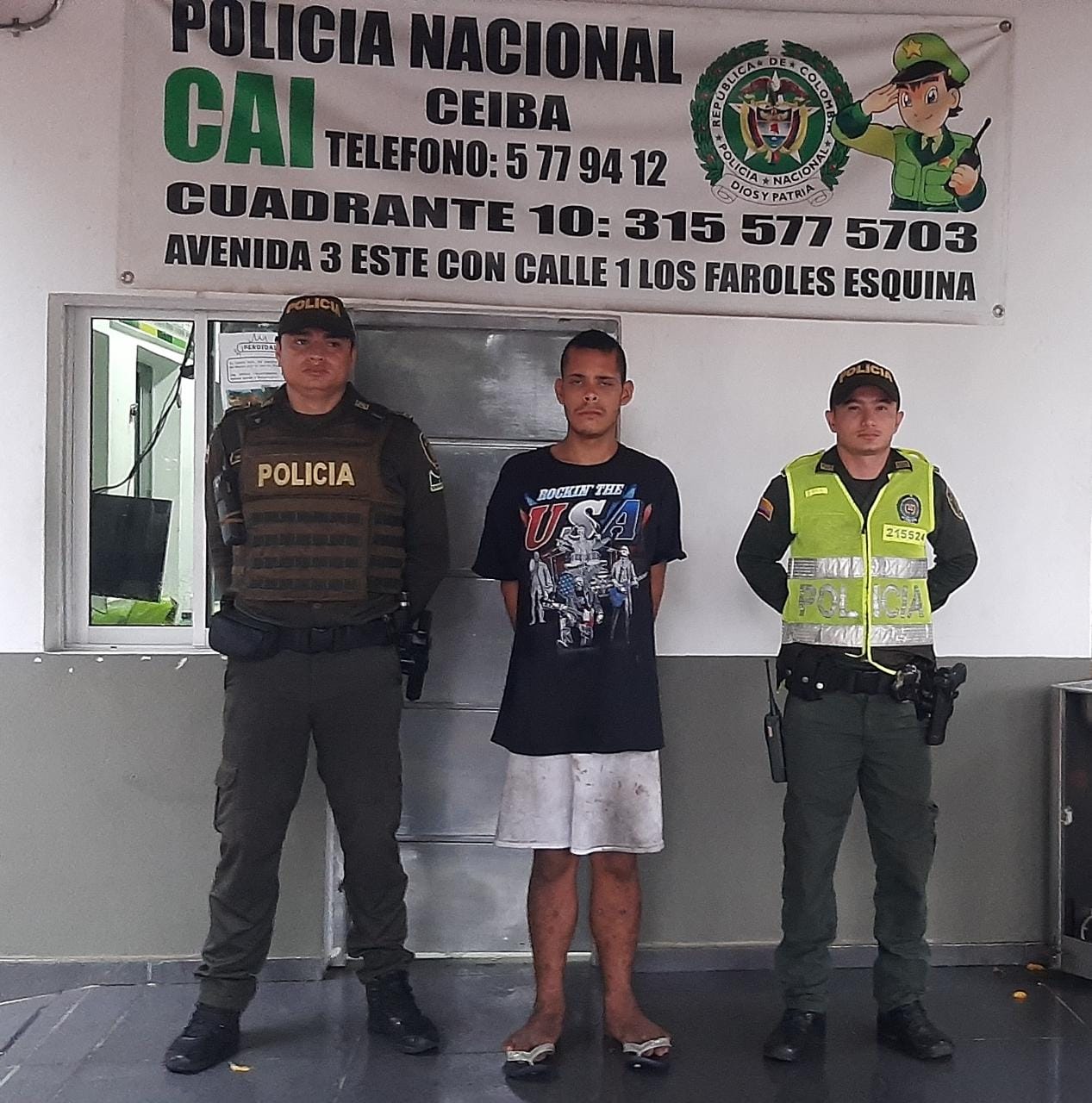 Habitante de calle capturado