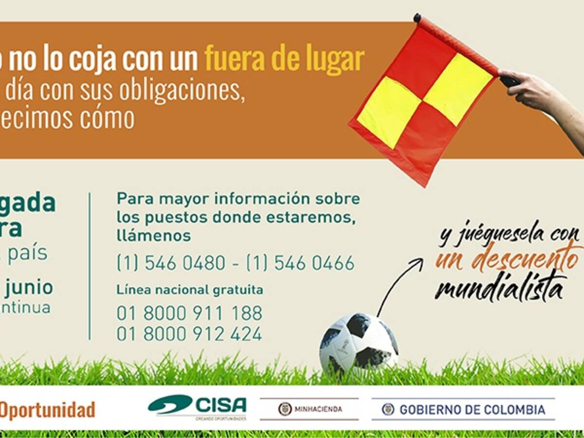 CISA se la jugó en junio con un descuento mundialista para sus deudores