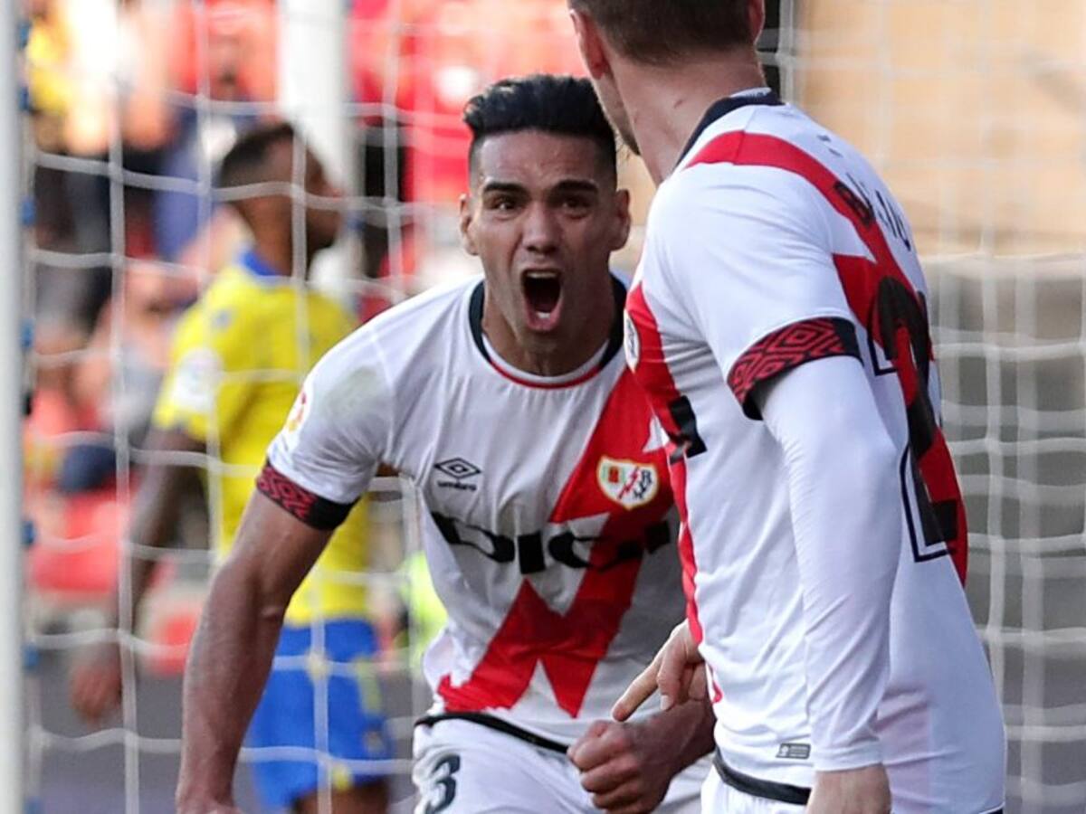 Imparable: Falcao marca por tercer partido consecutivo con el Rayo