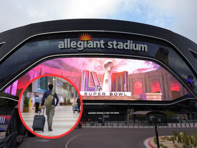 Estadio donde se realizará el Super Bowl  2024 + imagen de referencia viajero // Getty Images