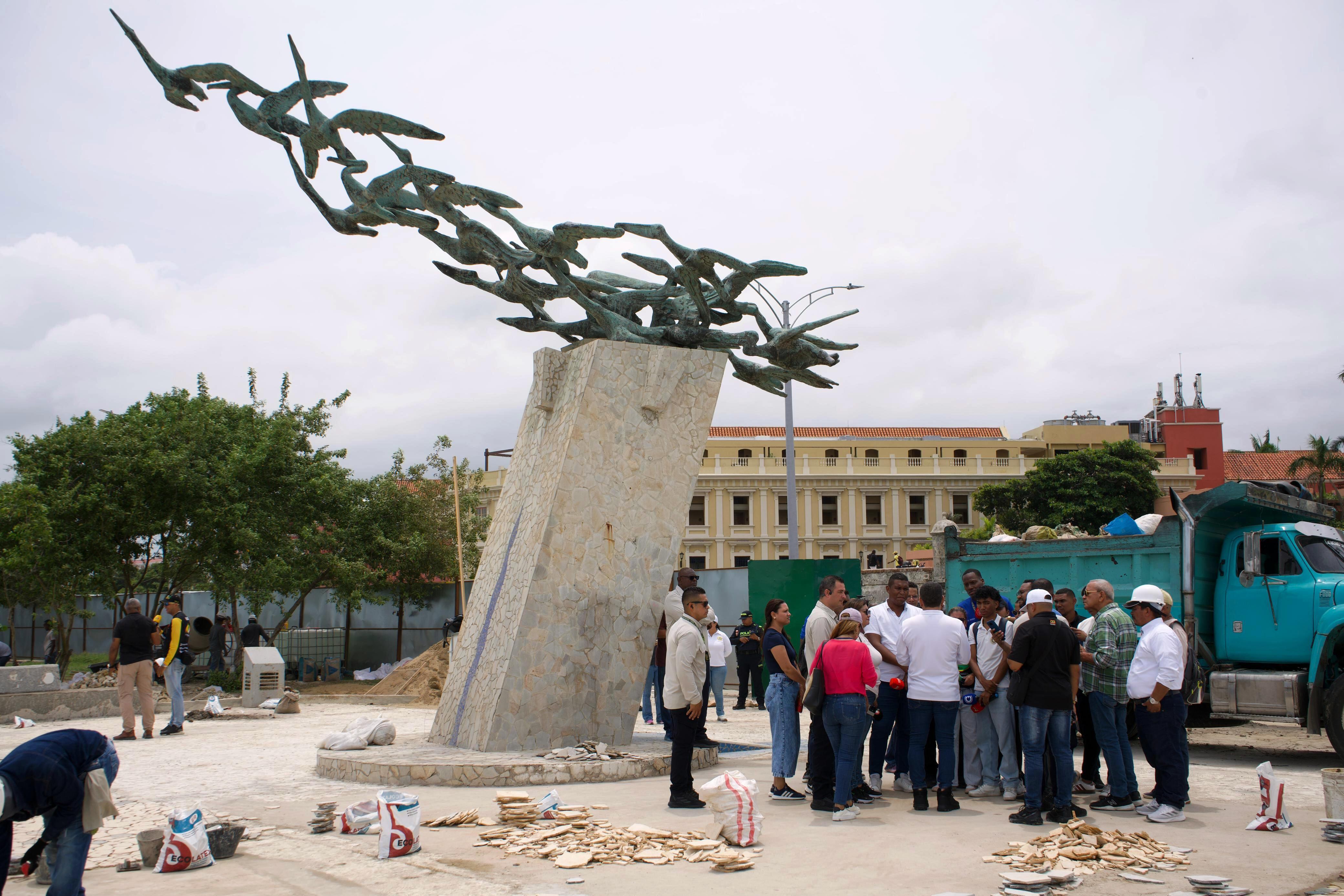 Avanza la recuperación del ‘Monumento a Los Alcatraces’ y la ‘Unión de los Océanos’
