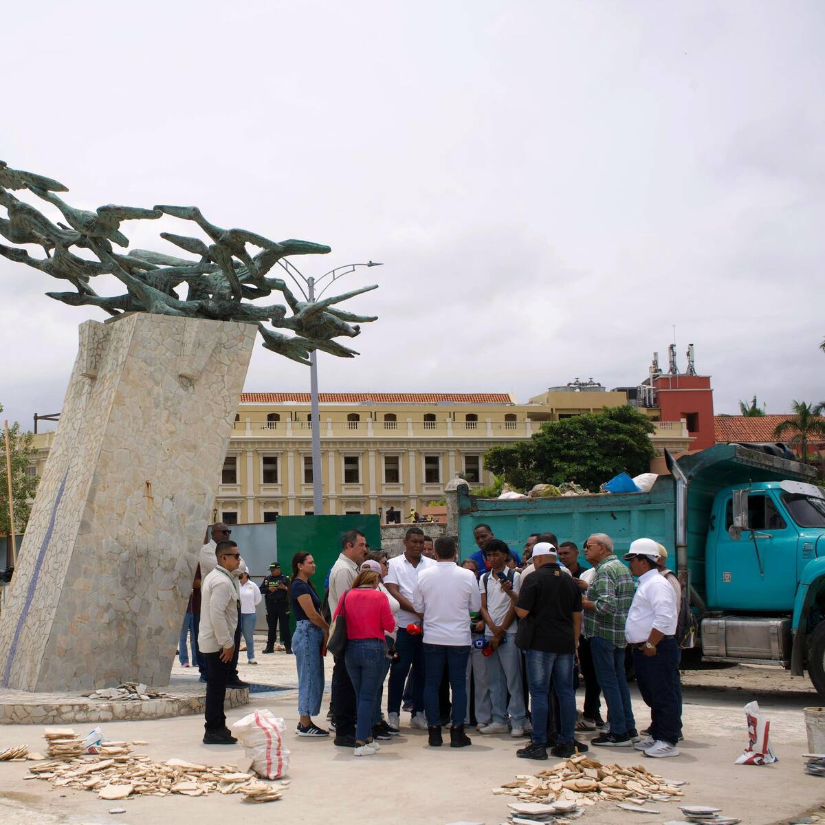 Avanza la recuperación del ‘Monumento a Los Alcatraces’ y la ‘Unión de los Océanos’
