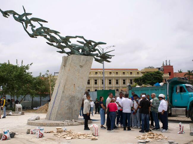 Avanza la recuperación del ‘Monumento a Los Alcatraces’ y la ‘Unión de los Océanos’