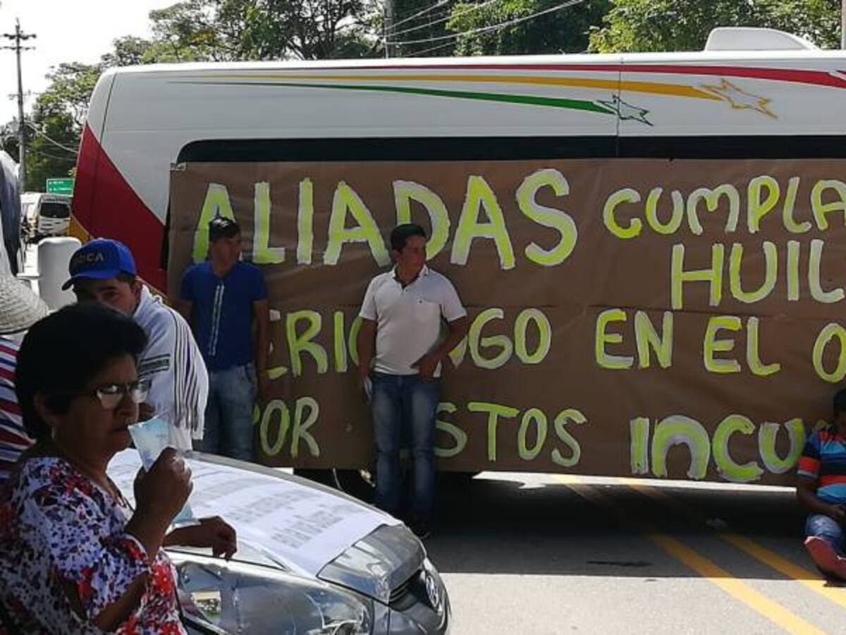 Sigue bloqueada la ruta nacional Neiva – Santana – Mocoa