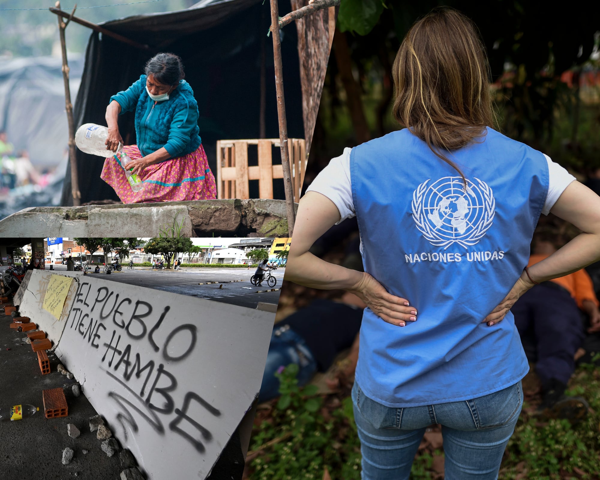 El Programa Mundial de Alimentos advirtió que hay unos 7,8 millones de colombianos que requieren asistencia alimentaria urgente en 2025 que no han recibido al 100% por el repunte de desplazamientos, atentados y confinamientos. 
(Foto:   Caracol Radio / Getty)