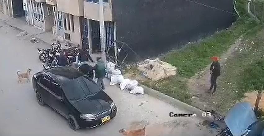 Vehículo involucrado en caso de intento de retención / Chiquinquirá