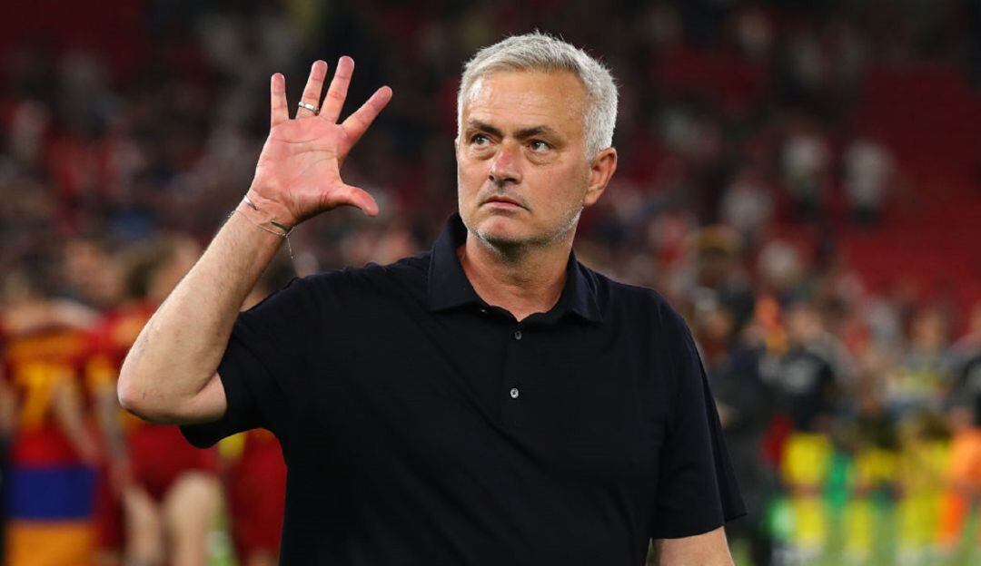 José Mourinho, actual entrenador de la Roma de Italia