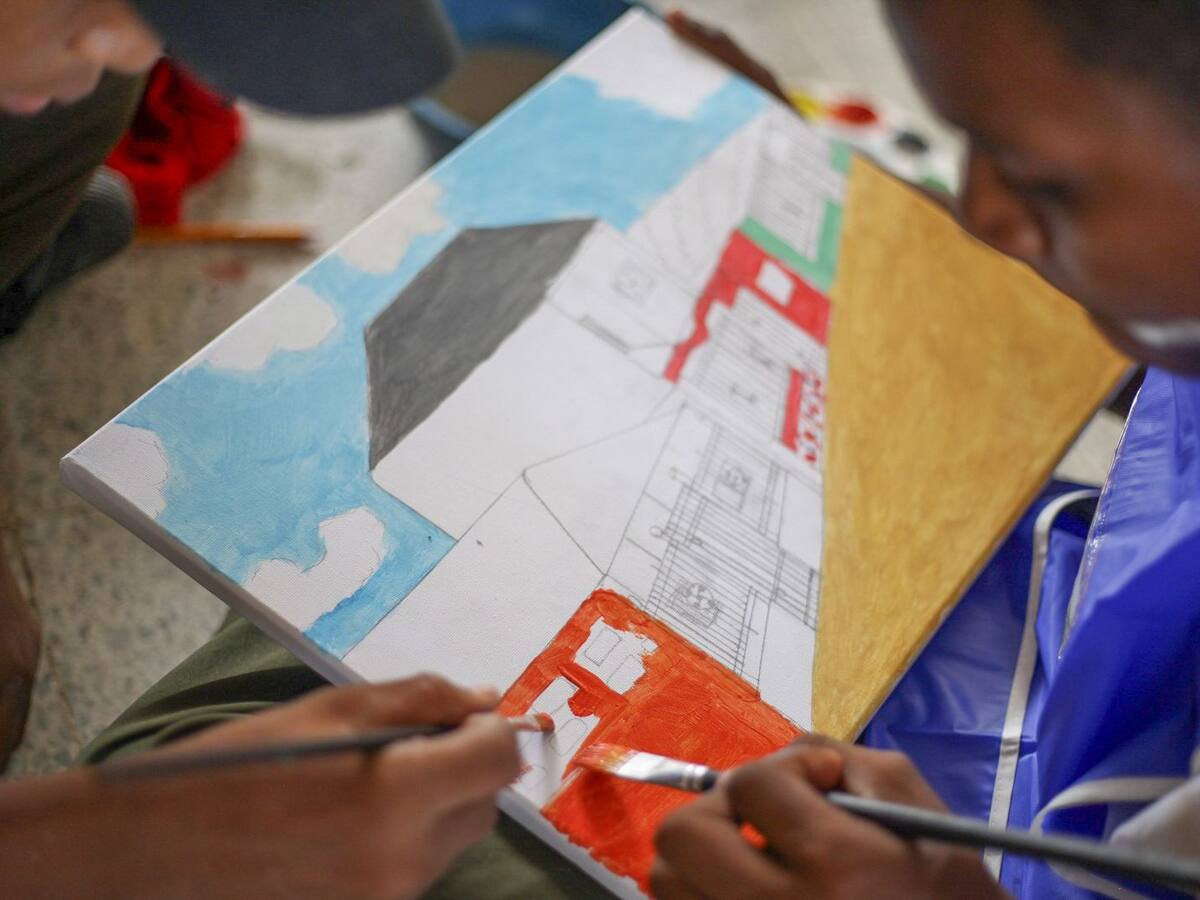 200 niños revelaron cómo imaginan Cartagena a través del arte