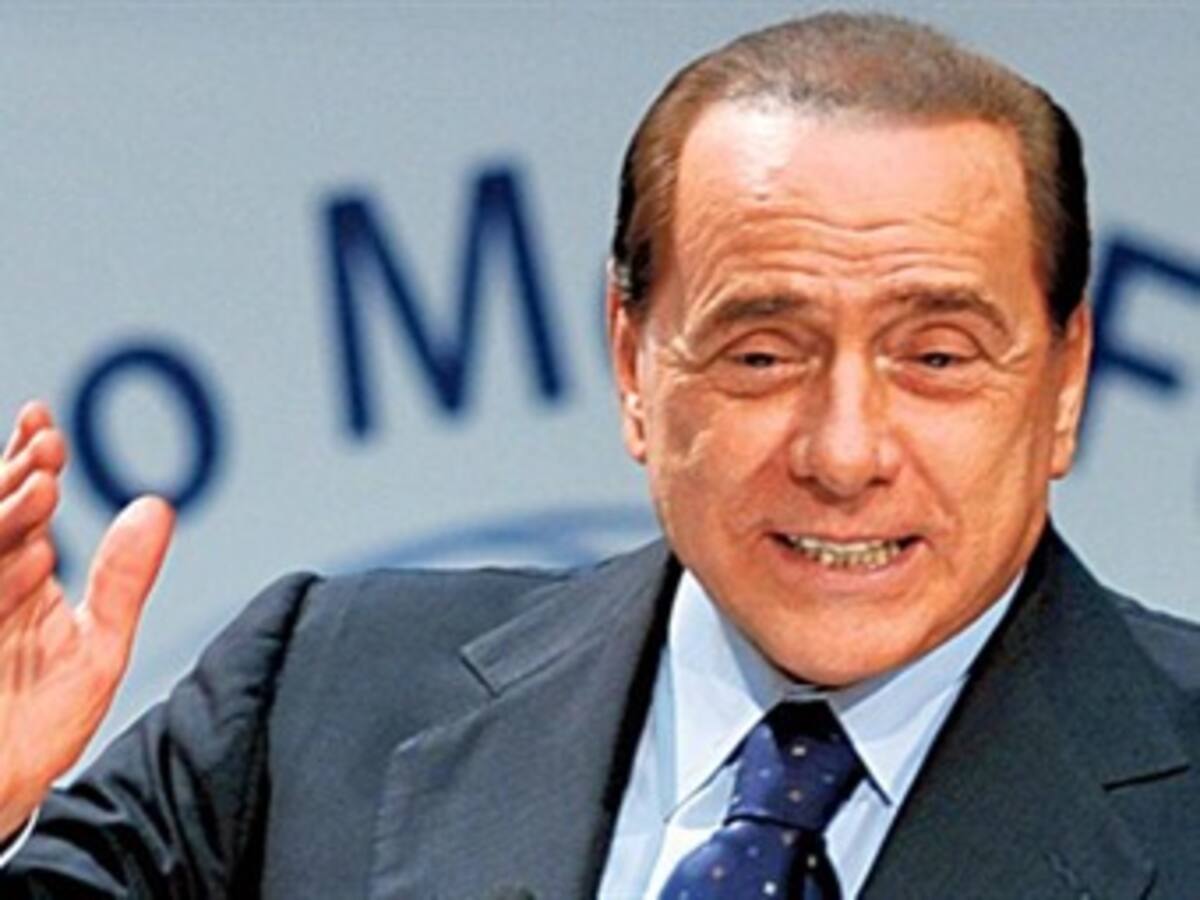 Dieta y tratamiento contra el estrés para Silvio Berlusconi