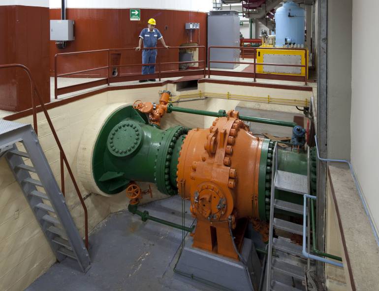 Central hidroeléctrica de Guatapé. 