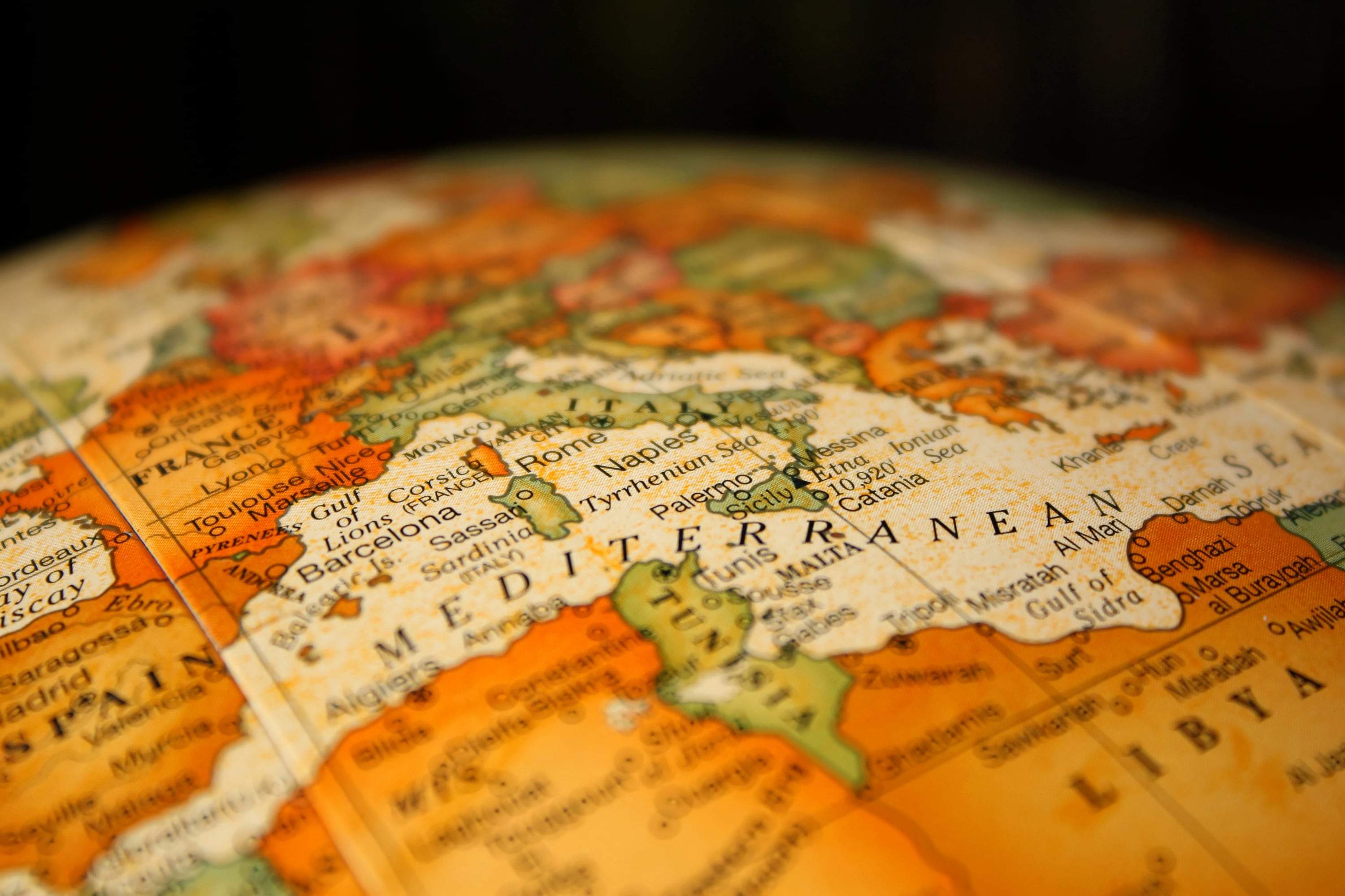 Imagen de referencia del mar Mediterráneo.