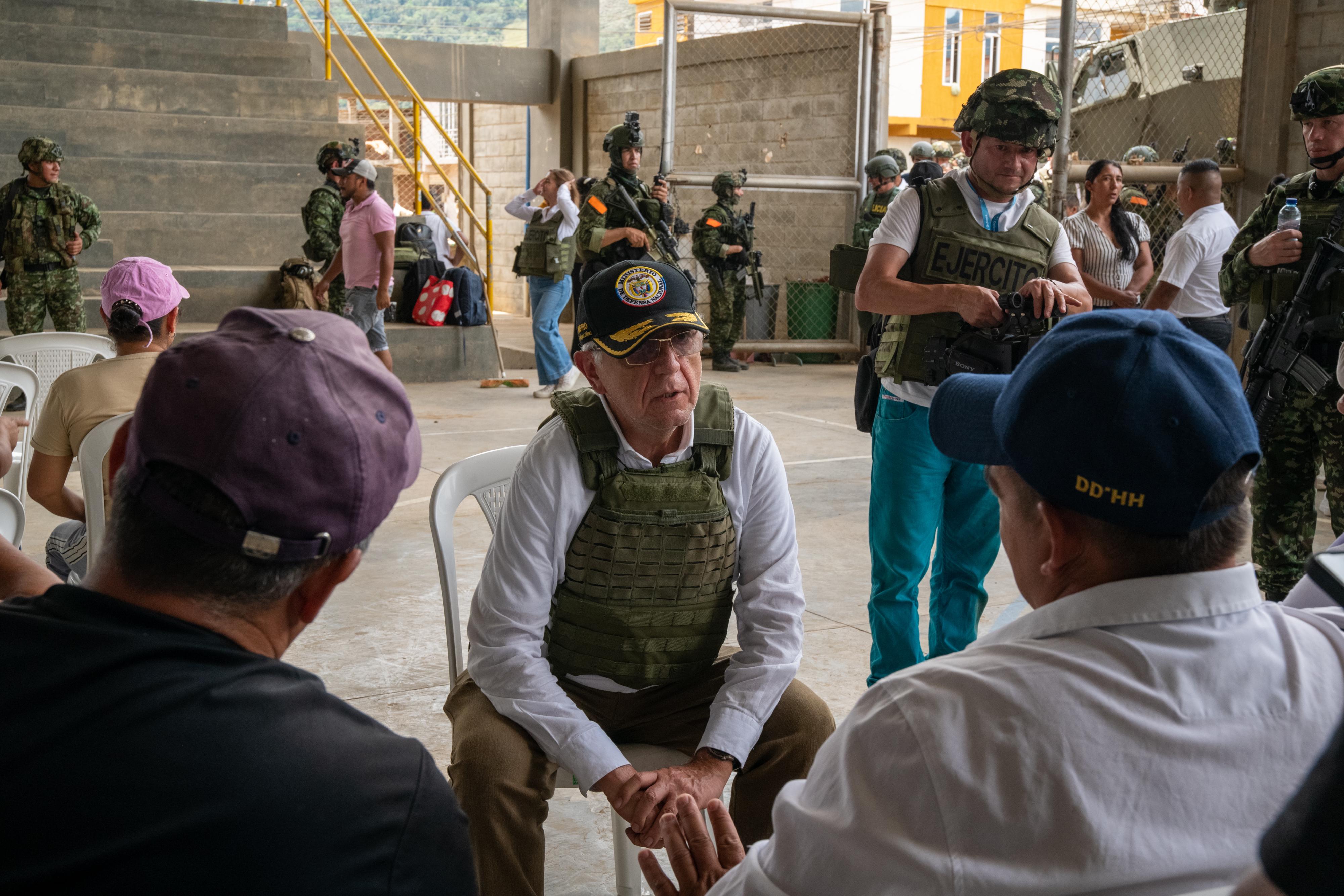 Iván Velásquez, ministro  de Defensa. Foto Cortesía
