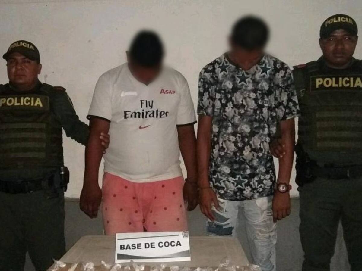 Capturan a dos presuntos traficantes de drogas en Zipacoa, Bolívar