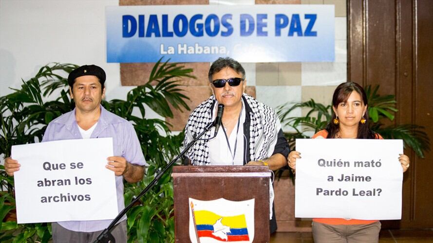 Jefes de las Farc en La Habana. Foto: Colprensa.