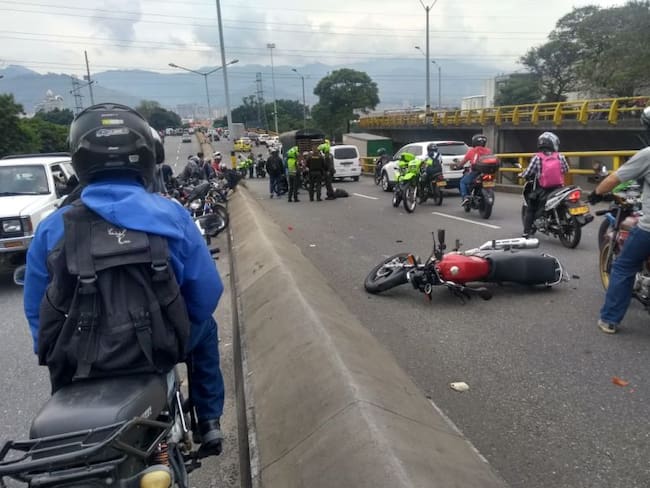 Dos fleteros murieron después de atracar a una pareja en Medellín