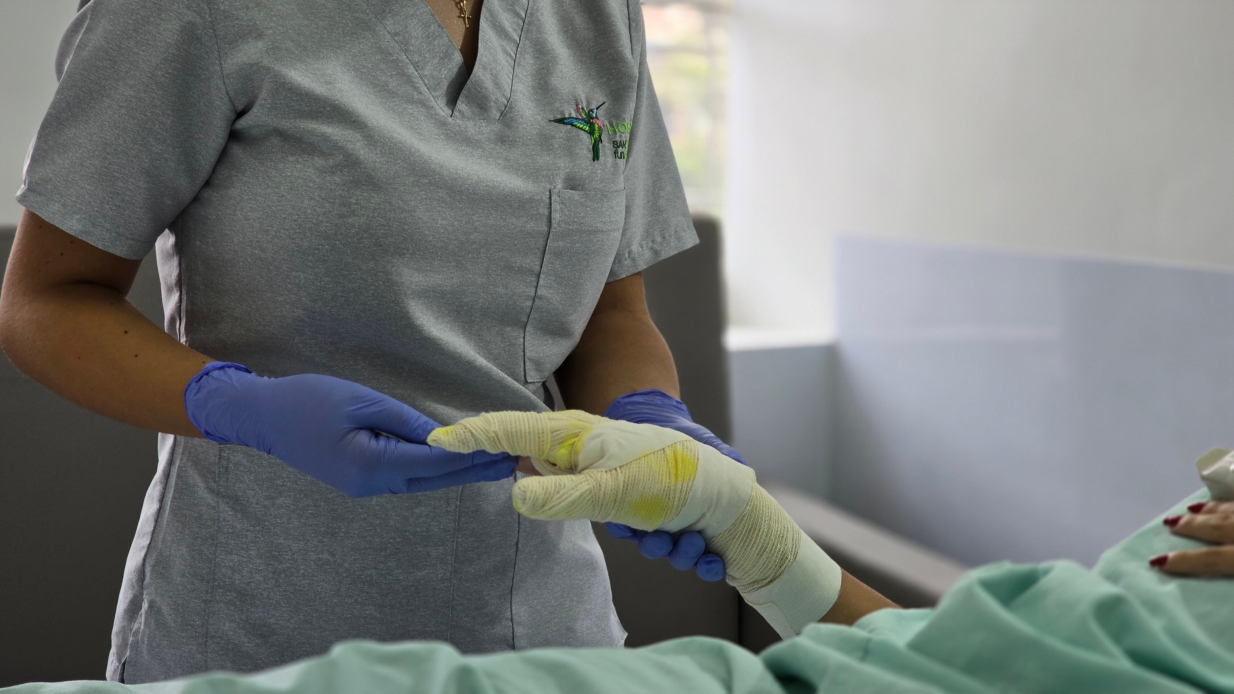 Quemaduras laborales. Cortesía: Hospital San Vicente Fundación.