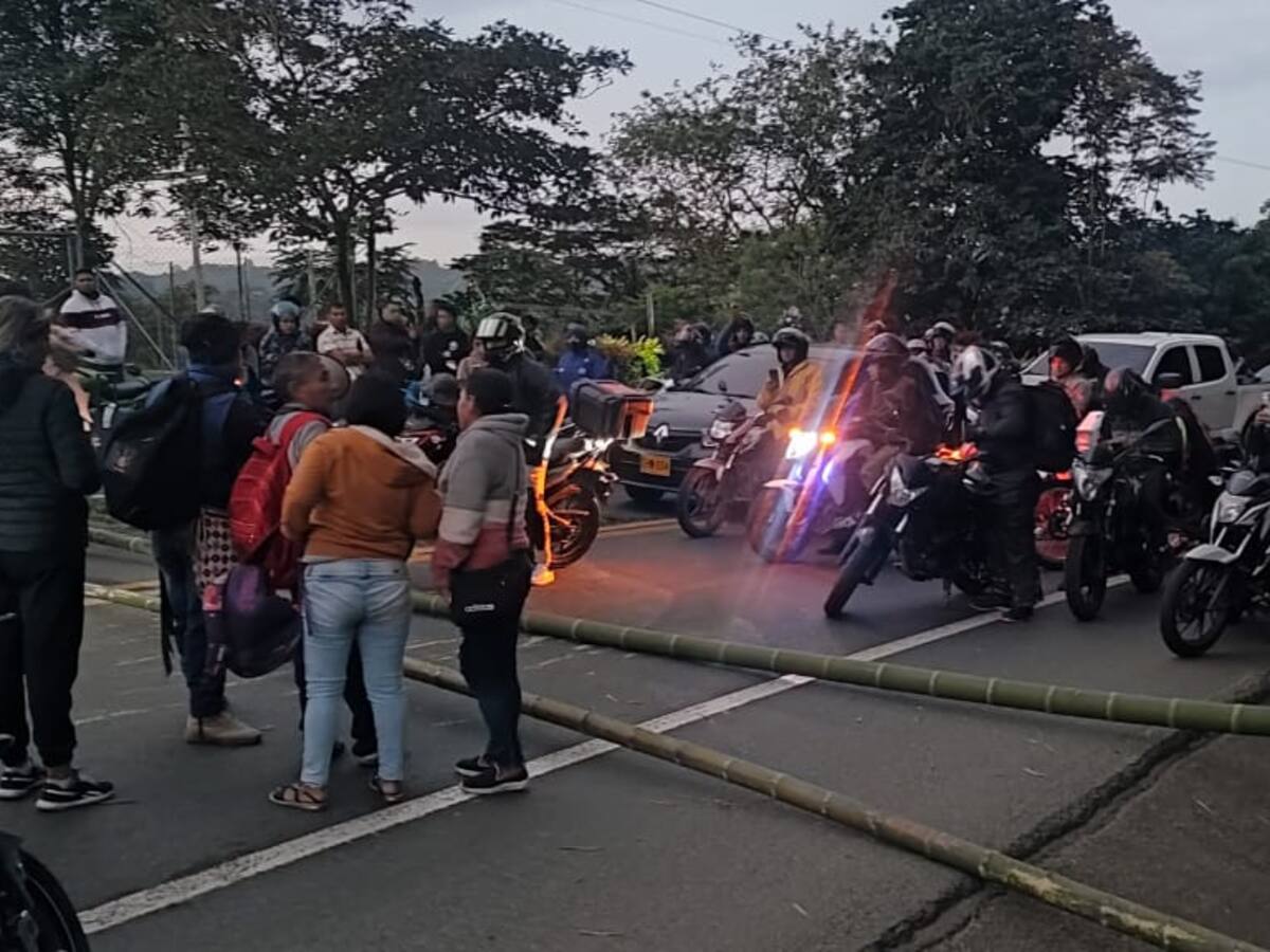 Manifestaciones afectan la movilidad en Cundinamarca
