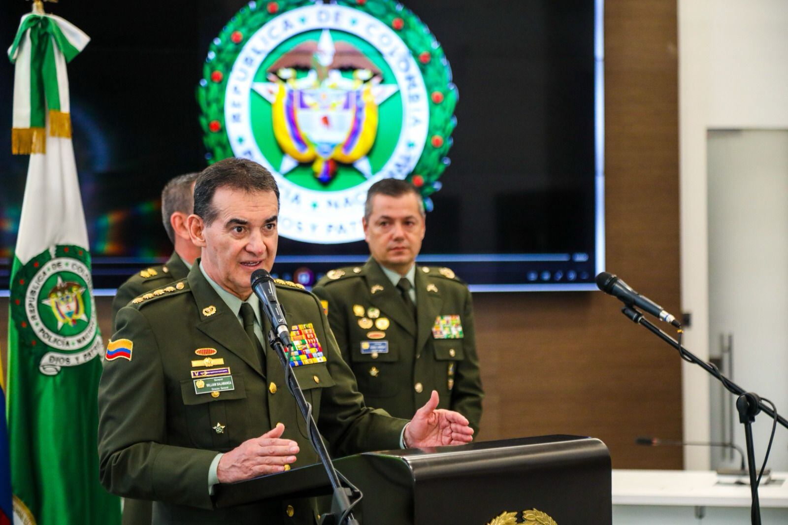 El director general de la Policía Nacional de Colombia, general William René Salamanca | Foto: Policía Nacional