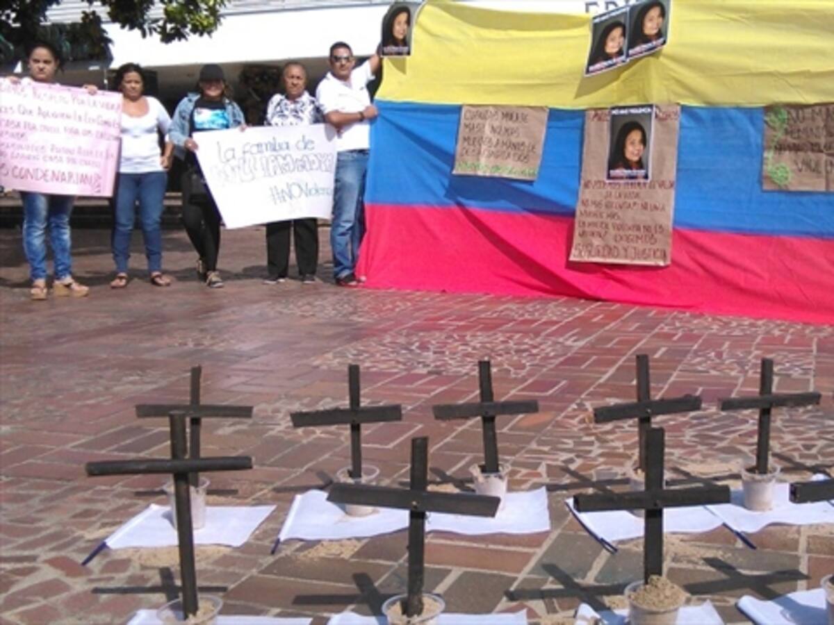 Plantón contra la inseguridad en Valledupar