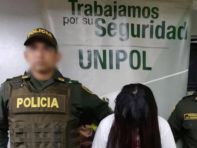 Capturada mujer en Barranquilla.