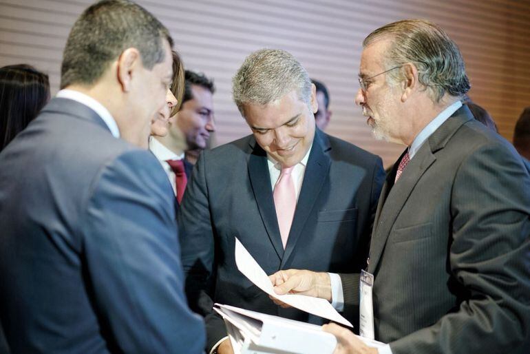 Presidente de Colombia,  Iván Duque.