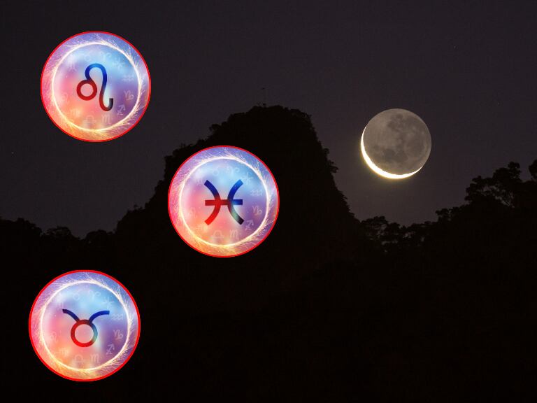 Luna nueva junto con signos zodiacales/ Imagen de referencia/ Getty Images