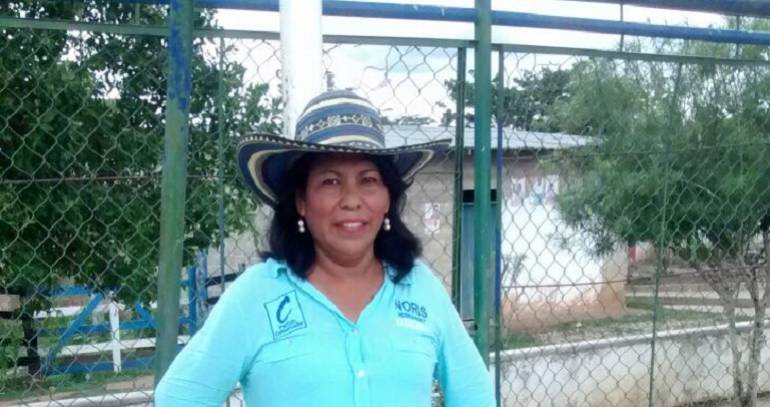 Noris Hernández, candidata a la alcaldía de Touchin.