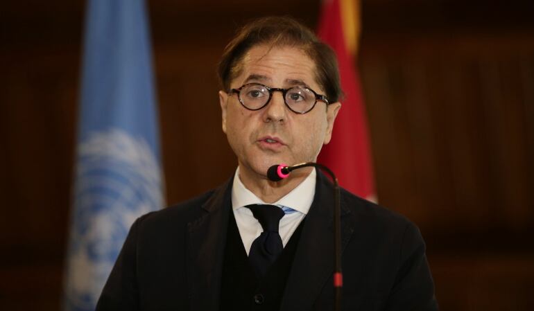 El coordinador residente de las Naciones Unidas en Colombia, Martín Santiago.
