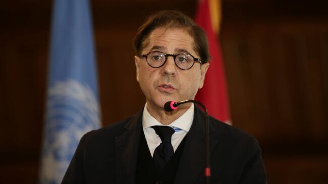 El coordinador residente de las Naciones Unidas en Colombia, Martín Santiago.