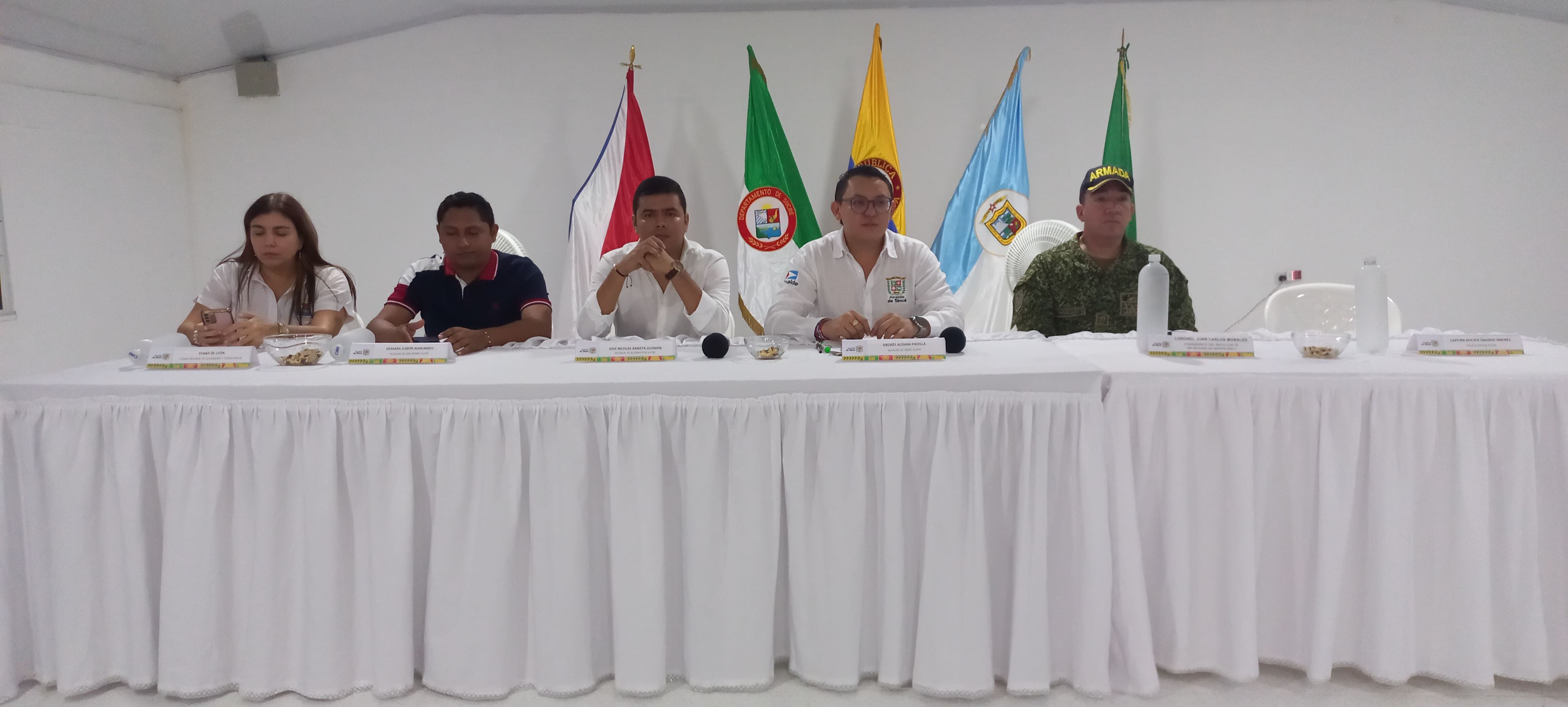 Los alcaldes de los nueve municipios de la sabana de Sucre buscan mayor progreso. Foto / Caracol Radio.