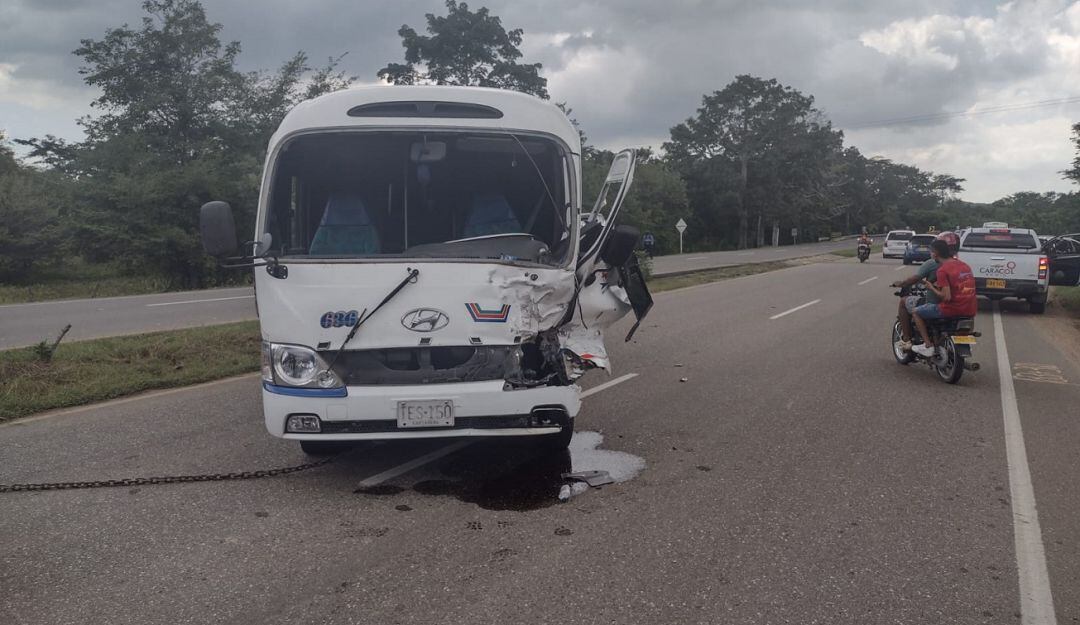 El accidente se presentó en el kilómetro 83 de la vía San Onofre – Cartagena