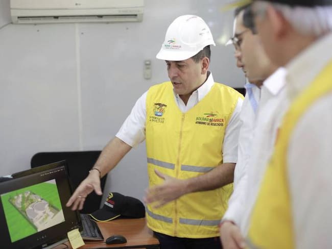 Gobernador de Bolívar lideró inspección de obras del Centro de Protección y Bienestar Animal