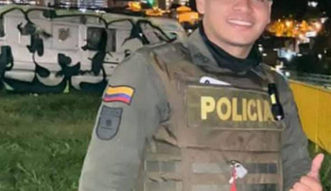 Patrullero Fernando Murcia Giraldo. Cortesía. 
