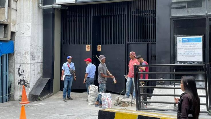 ¿Cómo avanzan las obras para reabrir el Consulado de Colombia en Caracas?