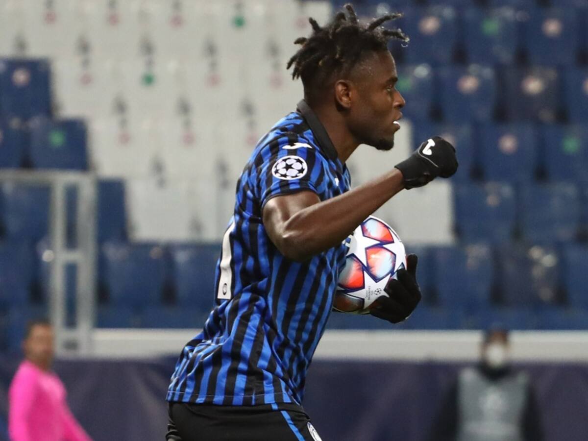 Doblete de Duván Zapata salvó un punto para el Atalanta en Champions