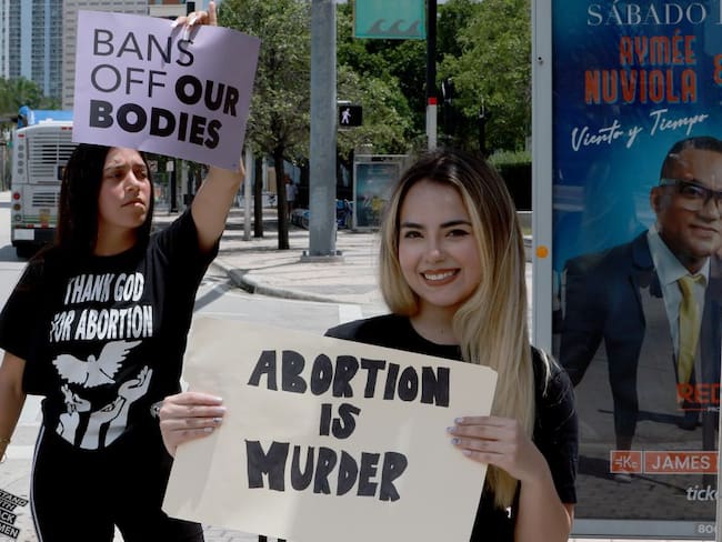 Reacciones a la posible anulación de ley de aborto en EE.UU. del Supremo